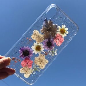 Unique Handmade Real Dry Flowers iphone XS Max 6.5